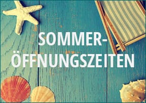 Sommeröffnungszeiten bei Longtone